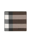 Vintage Check 2-Fold Half Wallet Dark Birch Brown - BURBERRY - BALAAN 2