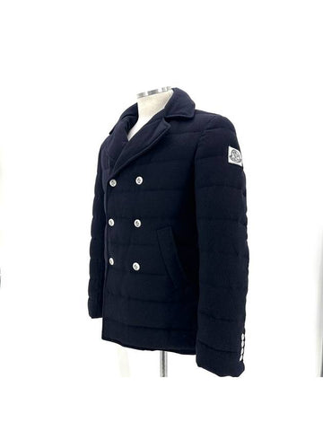 Gamma Blue Padded Blazer Jumper - MONCLER - BALAAN 1