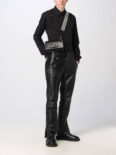 Alexander McQueen leather pants - ALEXANDER MCQUEEN - BALAAN 2