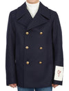 Best Wool Blend Double Coat Navy - GOLDEN GOOSE - BALAAN 2