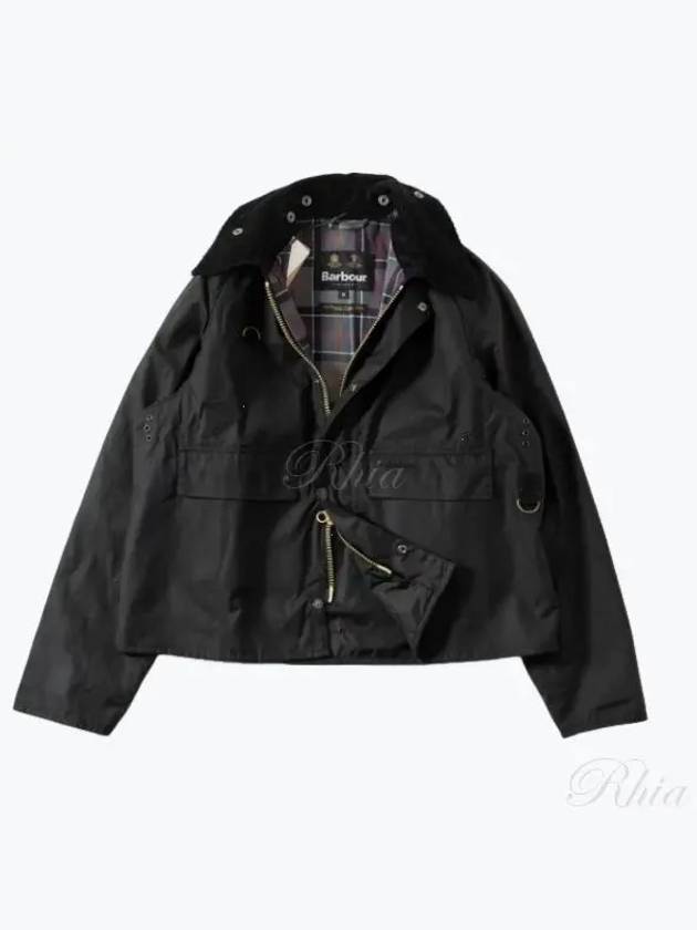 Spey Wax Jacket Black - BARBOUR - BALAAN 2