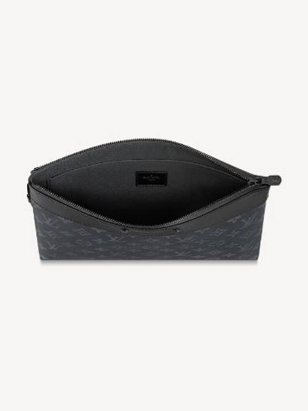 Pochette To Go Monogram Eclipse Clutch Bag Black - LOUIS VUITTON - BALAAN 5