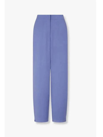 Women s Soft Straight Pants Dark Blue - GIORGIO ARMANI - BALAAN 1