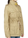 Women's Dulcie Snap Button Cuff Zip-Up Jacket Beige - PARAJUMPERS - BALAAN 5