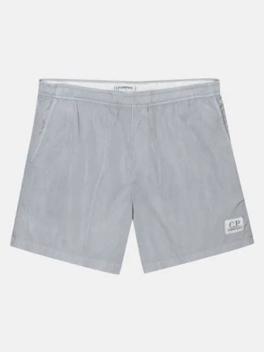 Men's Chrome Logo Patch Swim Shorts Griffin Gray - CP COMPANY - BALAAN 2