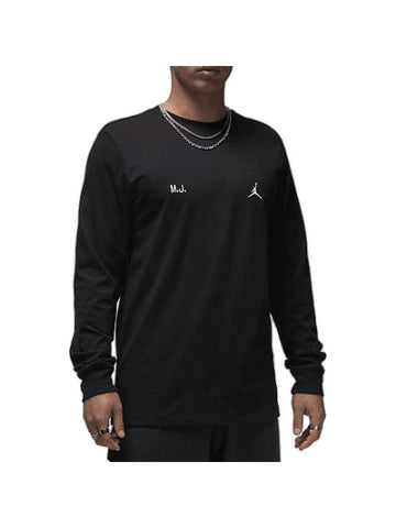 Jordan Long Sleeve T-Shirt Black - NIKE - BALAAN 1