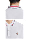 Logo Patch Polo Shirt White - MONCLER - BALAAN 6