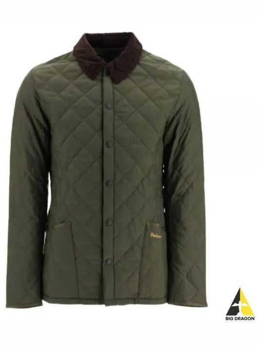 Heritage Liddesdale Quilted Padding Olive - BARBOUR - BALAAN 2