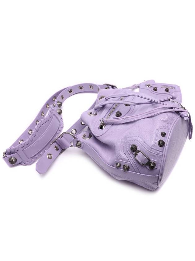 Le Cagol Bucket Bag Purple - BALENCIAGA - BALAAN.