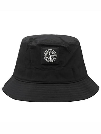 Logo Nylon Bucket Hat Black - STONE ISLAND - BALAAN 2