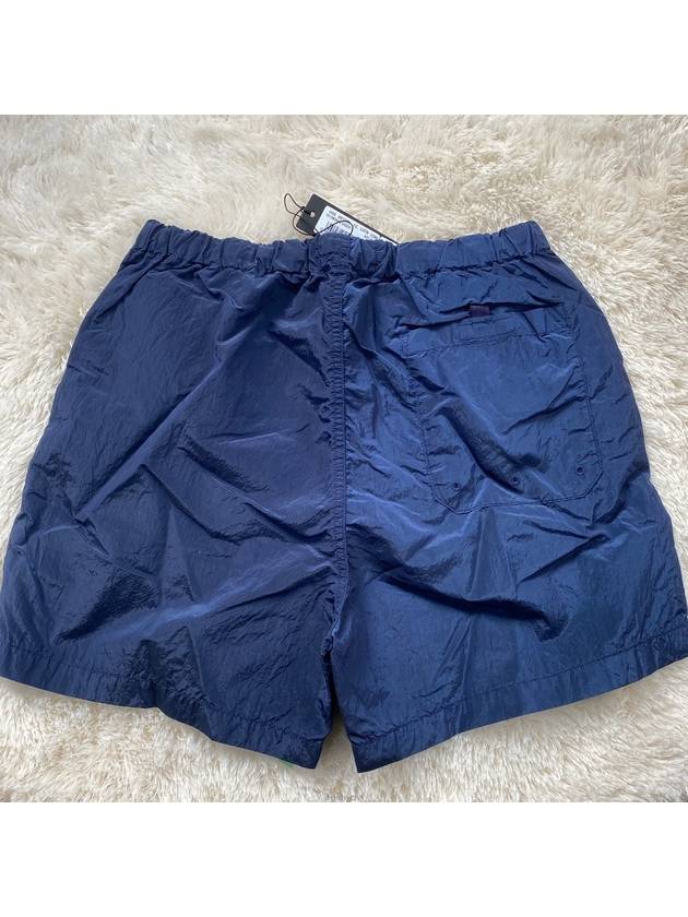 Logo Patch Nylon Metal Swim Shorts Avio Blue - STONE ISLAND - BALAAN 3