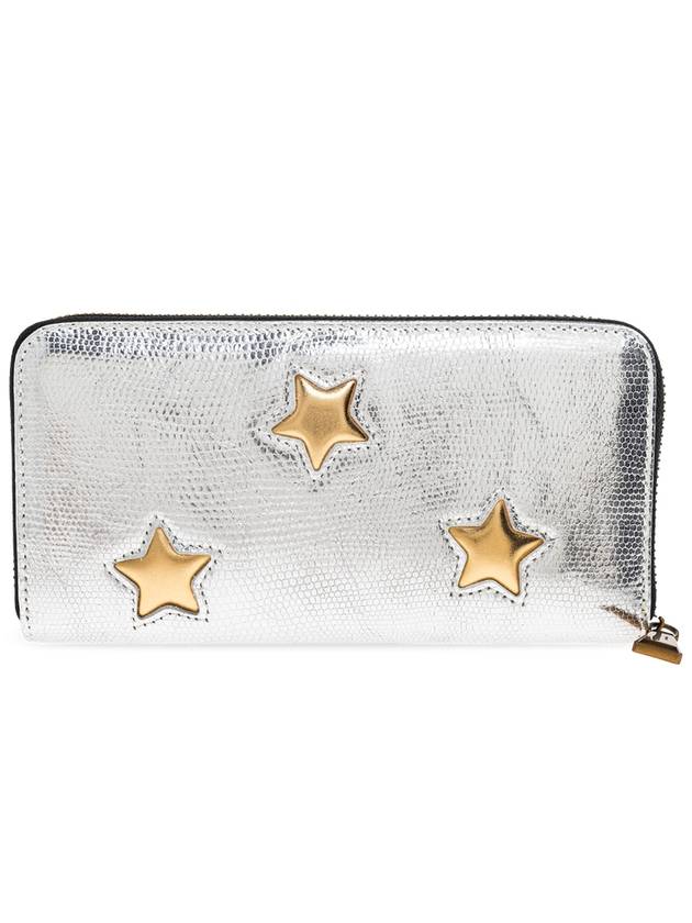 Kurt Geiger Leather Wallet, Women's, Silver - KURT GEIGER - BALAAN 3