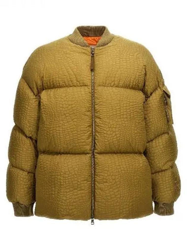 CENTAU Loose Crocker Embossed Padded Jacket - MONCLER - BALAAN 1