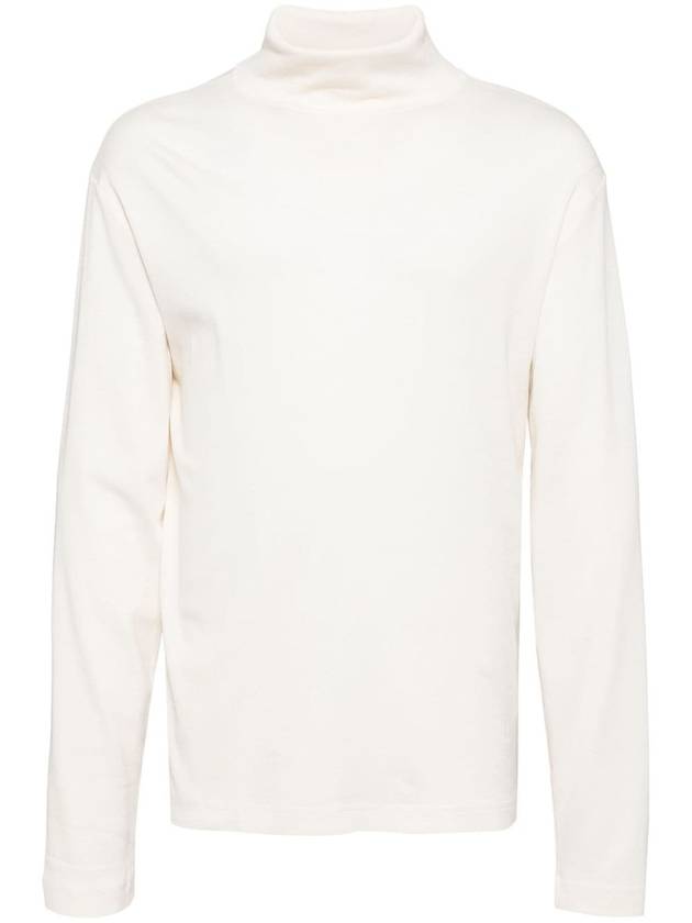 Cotton Long Sleeve Turtleneck Cream - LEMAIRE - BALAAN 2