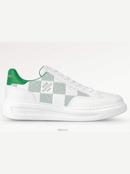 Beverly Hills Low-Top Sneakers Green Fannit - LOUIS VUITTON - BALAAN 2