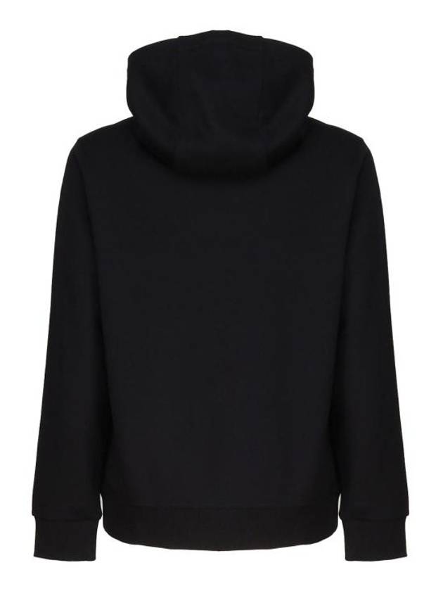 Cotton Hoodie Black - BURBERRY - BALAAN 3