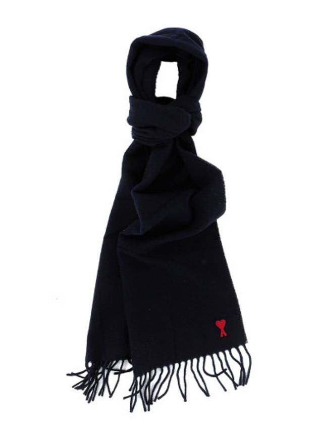 Muffler Scarf BFUSF405 334 001 BLACK - AMI - BALAAN 2