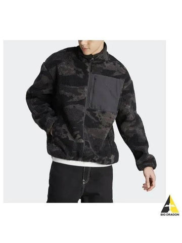 adidas graphic camo reversible fleece jacket II8174 - ADIDAS - BALAAN 1