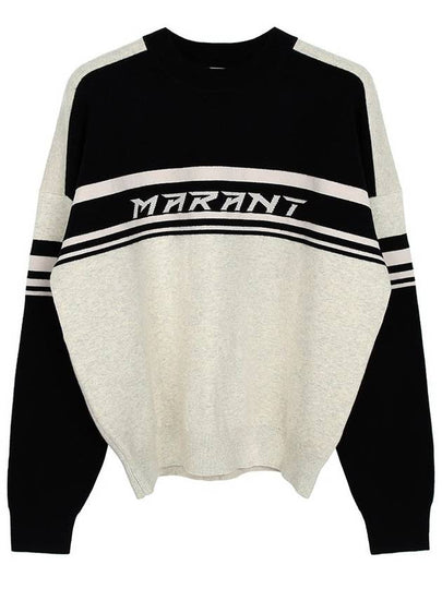 Colby Cotton Wool Knit Top - ISABEL MARANT - BALAAN 2