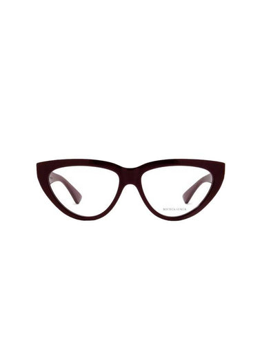 Eyewear Cat Eye Glasses Burgundy - BOTTEGA VENETA - BALAAN 1