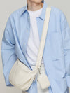 Tacoma WR Leather Cross Bag Ivory - NATIONAL PUBLICITY - BALAAN 7