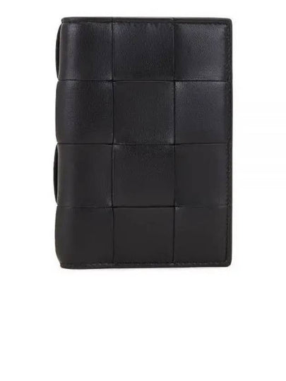 Leather Small Business Card Wallet Black - BOTTEGA VENETA - BALAAN 2