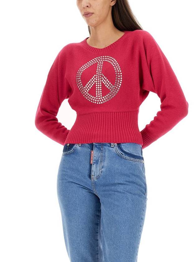 23 fw Peace Symbol Jersey 090982070208 B0040439779 - MOSCHINO - BALAAN 5