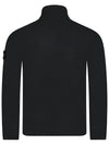 Logo Half Zipper Sweatshirt Black - STONE ISLAND - BALAAN 4