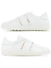 Men's Rockstud Untitled Low Top Sneakers White - VALENTINO - BALAAN 2