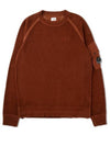 Men's Fleece Lens Pocket Sweatshirt Brown - CP COMPANY - BALAAN 1