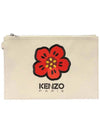 flower embroidery large clutch bag 5PM902 F34 03 - KENZO - BALAAN 2