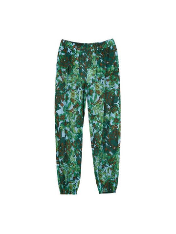 Printed Beach Track Pants Green - TORY BURCH - BALAAN 1