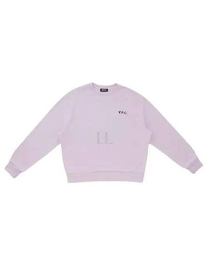 Evy Small Logo Crew Neck Sweatshirt White - A.P.C. - BALAAN 2