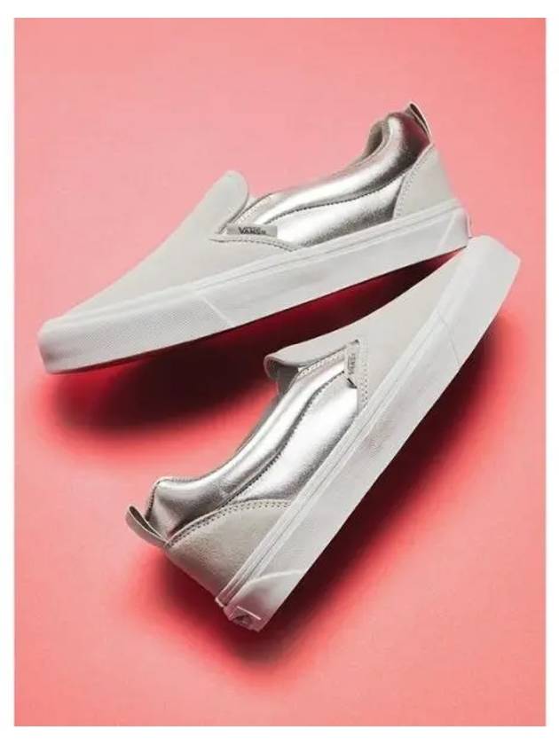 Official Metallic Silver Knu Slip New VN0009QDX1K1 - VANS - BALAAN 1