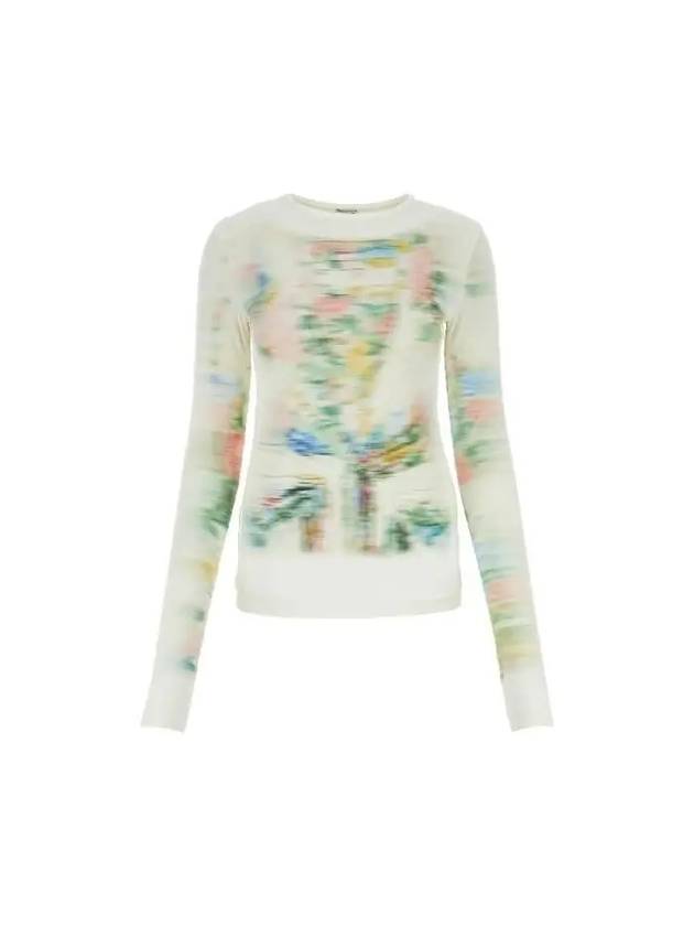 Blur Printing Long Sleeve Top S540Y07XD0 WHIMUL - LOEWE - BALAAN 1