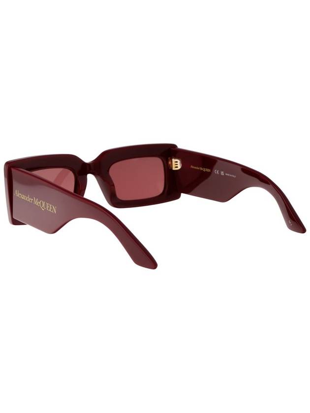 Eyewear Bold Rectangular Frame Sunglasses AM0433S - ALEXANDER MCQUEEN - BALAAN 5