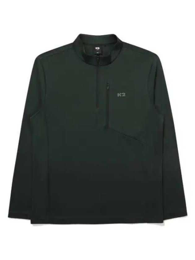 K2 SURROUND Fall Zip up T shirt Dark Green KMU24221G9 - KATE - BALAAN 1