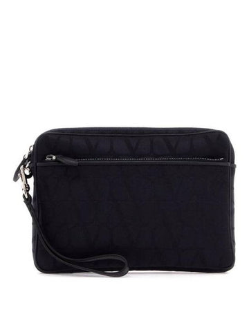 Garavani Clutch Pouch 5Y0P0U72CSH0NO5Y2P0U72CSH0NO Black - VALENTINO - BALAAN 1