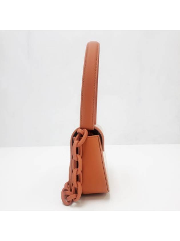 1DR Iconic Matte Leather Shoulder Bag Orange - DIESEL - BALAAN 4