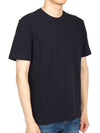 Classic Pique Rib Side Insert 4-Bar Short Sleeve T-Shirt Navy - THOM BROWNE - BALAAN 4