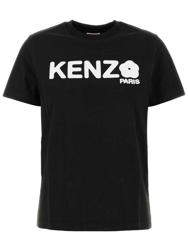 Boke Flower 2.0 Short Sleeve T-Shirt  Black - KENZO - BALAAN 2