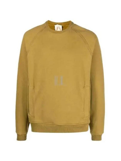 Men's Felpa Chiusa Girocollo Sweatshirt Mustard - TEN C - BALAAN 2