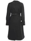 23SS Marzio Belted Trench Coat Black 2360210237 003 - MAX MARA - BALAAN 3