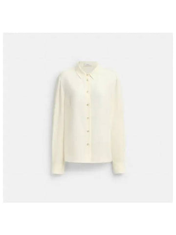 Printed Blouse Ivory - COACH - BALAAN 1