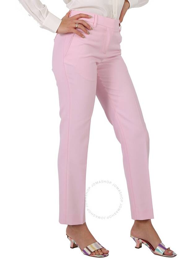 Wool Straight Slacks Pink - BURBERRY - BALAAN 4