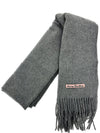 Canadian muffler wide melange gray CA0209 - ACNE STUDIOS - BALAAN 1