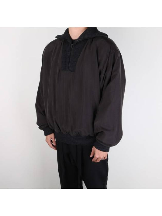 X ZEGNA High zipup silk anorak black FZC803 - FEAR OF GOD - BALAAN 2