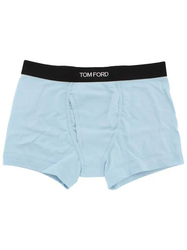 Men's Classic Fit Boxer Briefs Aqua - TOM FORD - BALAAN 4