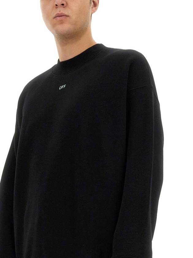 SWEATSHIRT WITH LOGO - OFF WHITE - BALAAN 4