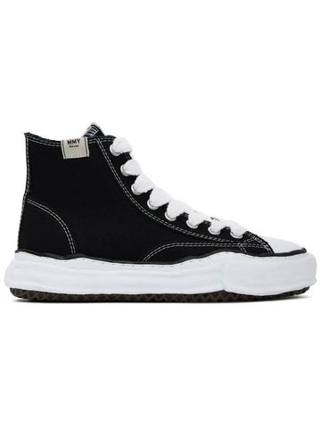 24SS Peterson OG Sole Canvas High Top Sneakers A01FW701 BLACK - MIHARA YASUHIRO - BALAAN 1